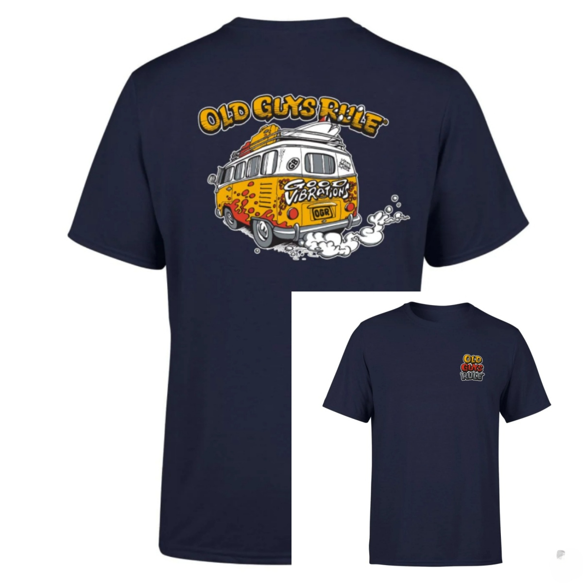 Good Streetwear Brand - T-shirt de marque Good Vibrations Retro