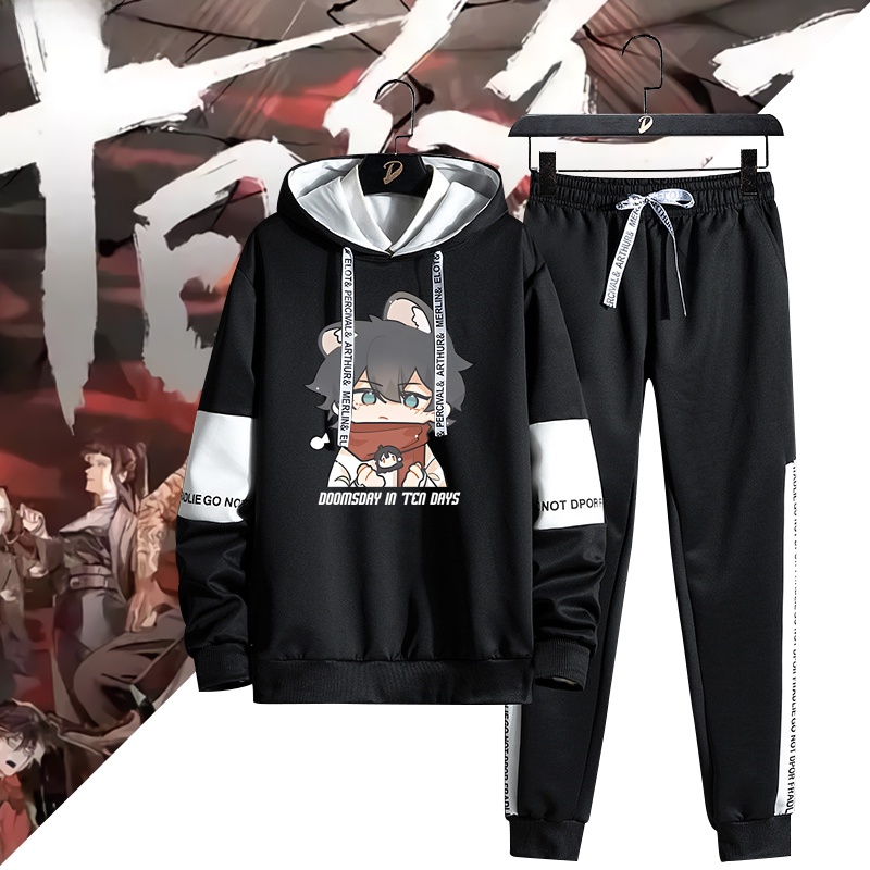 Streetwear Brand Collaborations - Ensemble sweat à capuche et pantalon