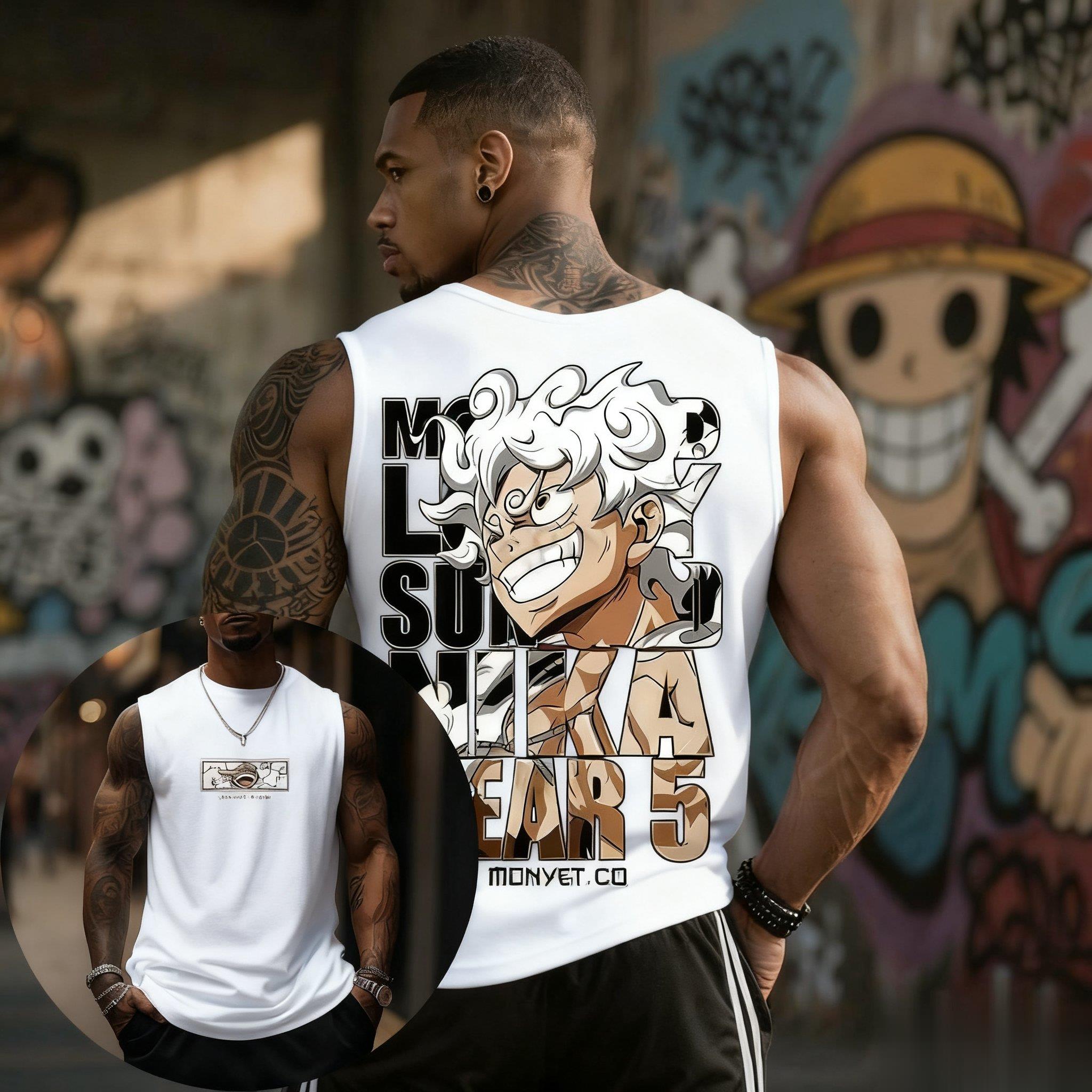Good Streetwear Brand - Une pièce Luffy Gear 5 débardeur