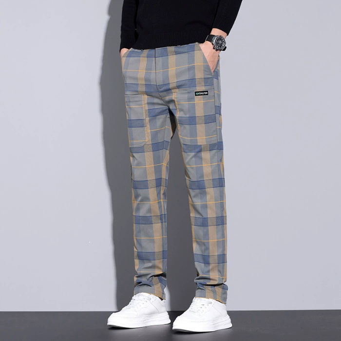 Pantalon à carreaux pour homme - Streetwear Brand Tags avis et prix