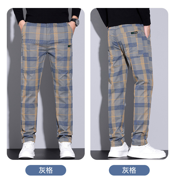 Pantalon à carreaux pour homme - Streetwear Brand Tags avis et prix