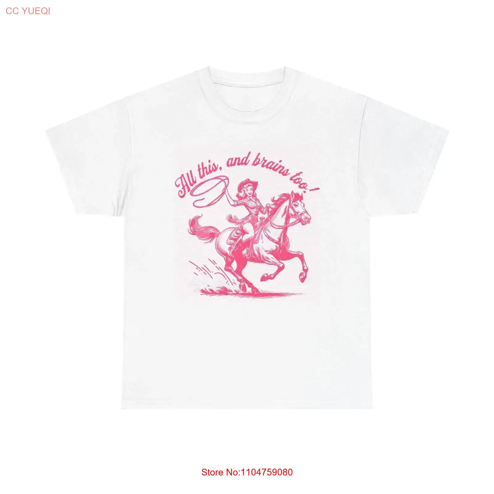 T-shirt All This And Brains To - Streetwear Brand Designer avis et prix