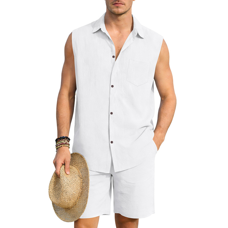 Ensemble chemise sans manches  - Streetwear Brand Tags avis et prix