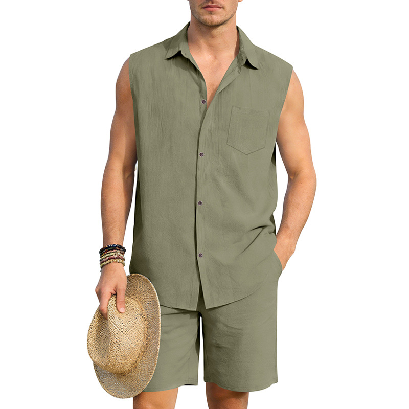 Ensemble chemise sans manches  - Streetwear Brand Tags avis et prix