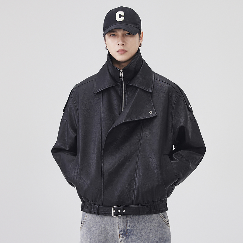 Automne hiver veste en cuir ho - Streetwear Clothing Brand avis et prix