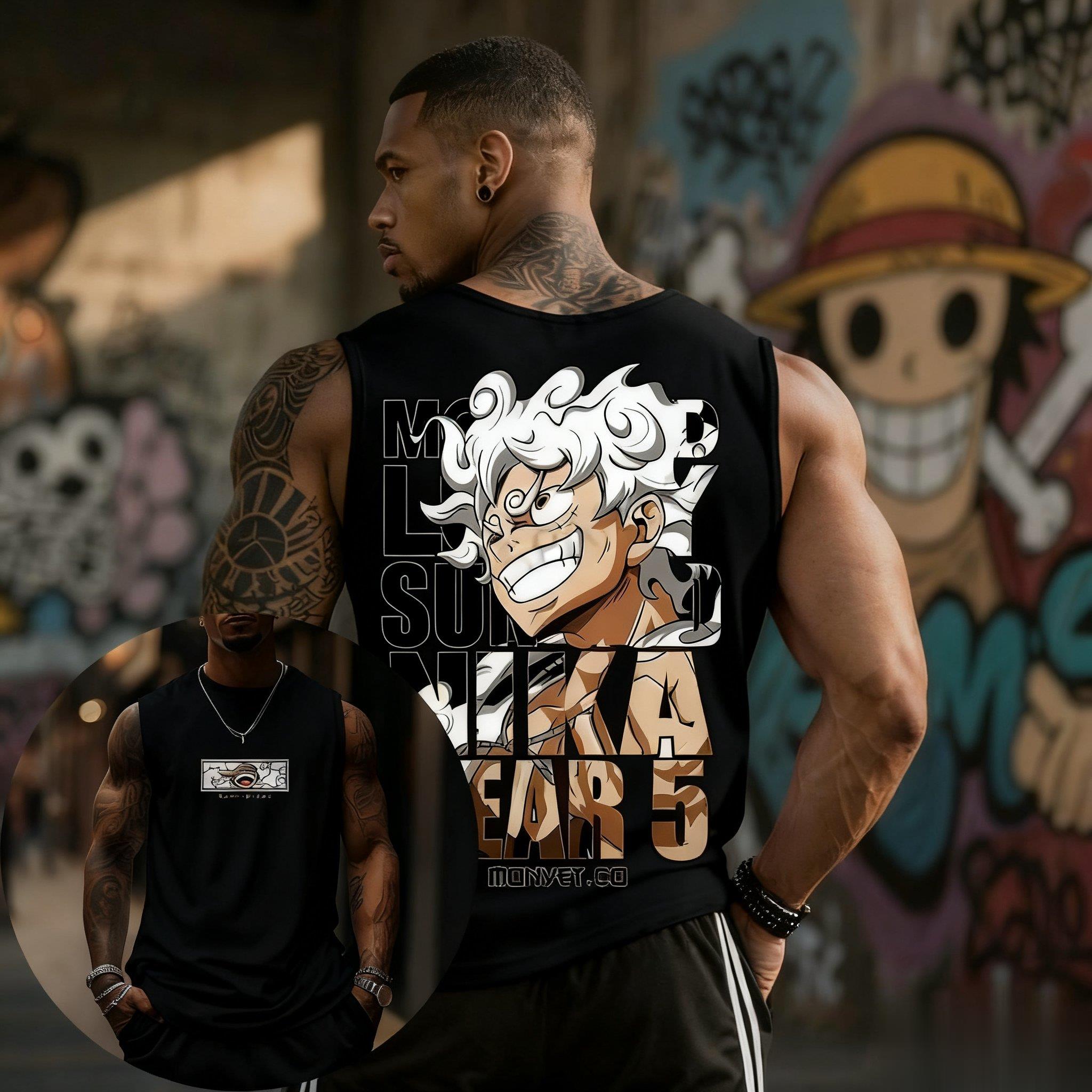 Une pièce Luffy Gear 5 débarde - Good Streetwear Brand avis et prix