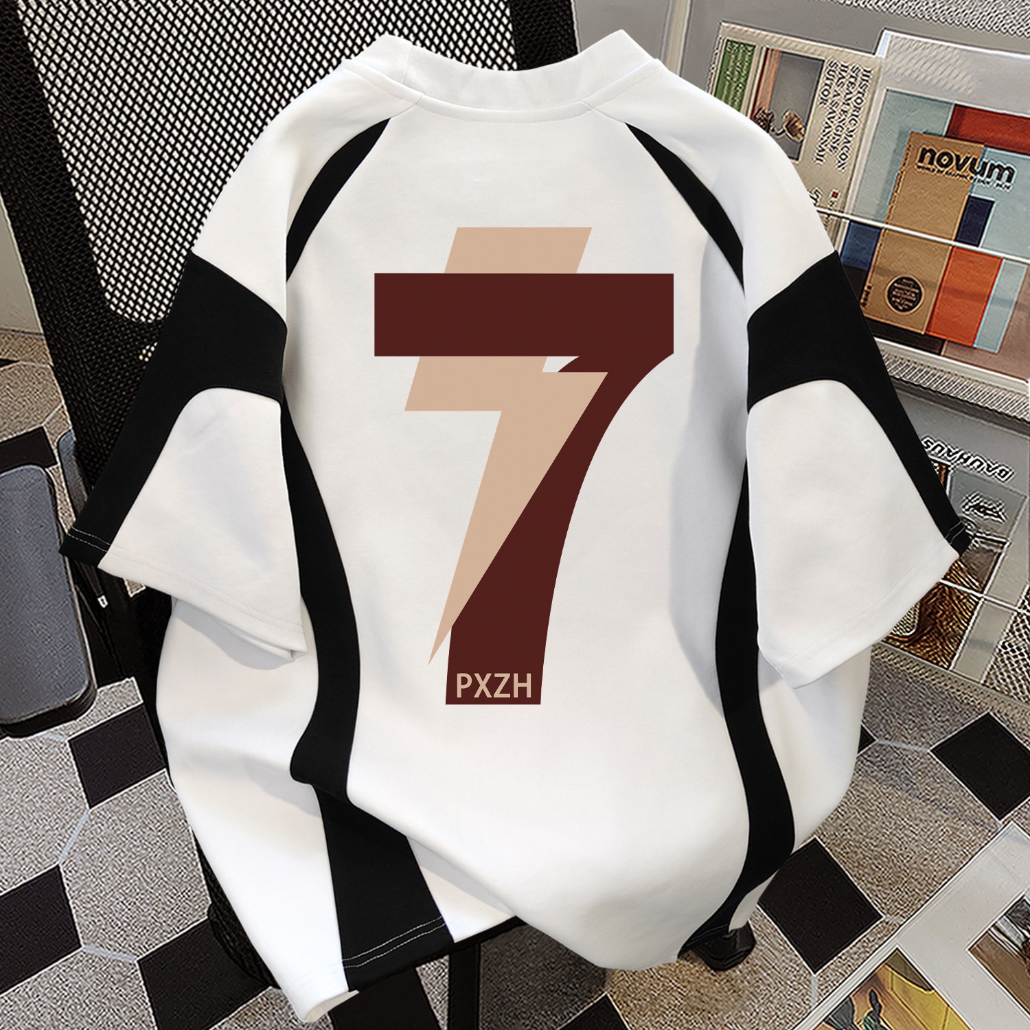 T-shirt à manches courtes en p - Streetwear Brand Designer avis et prix